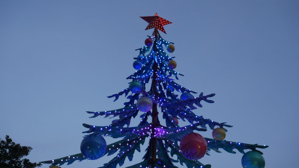 Árbol de navidad en Óbidos